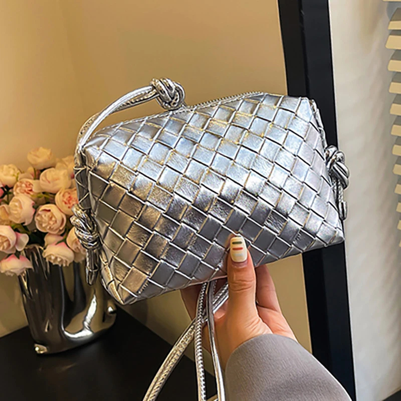 时尚菱格包包女2024新款韩版ins简约休闲百搭小方包高级感斜挎包