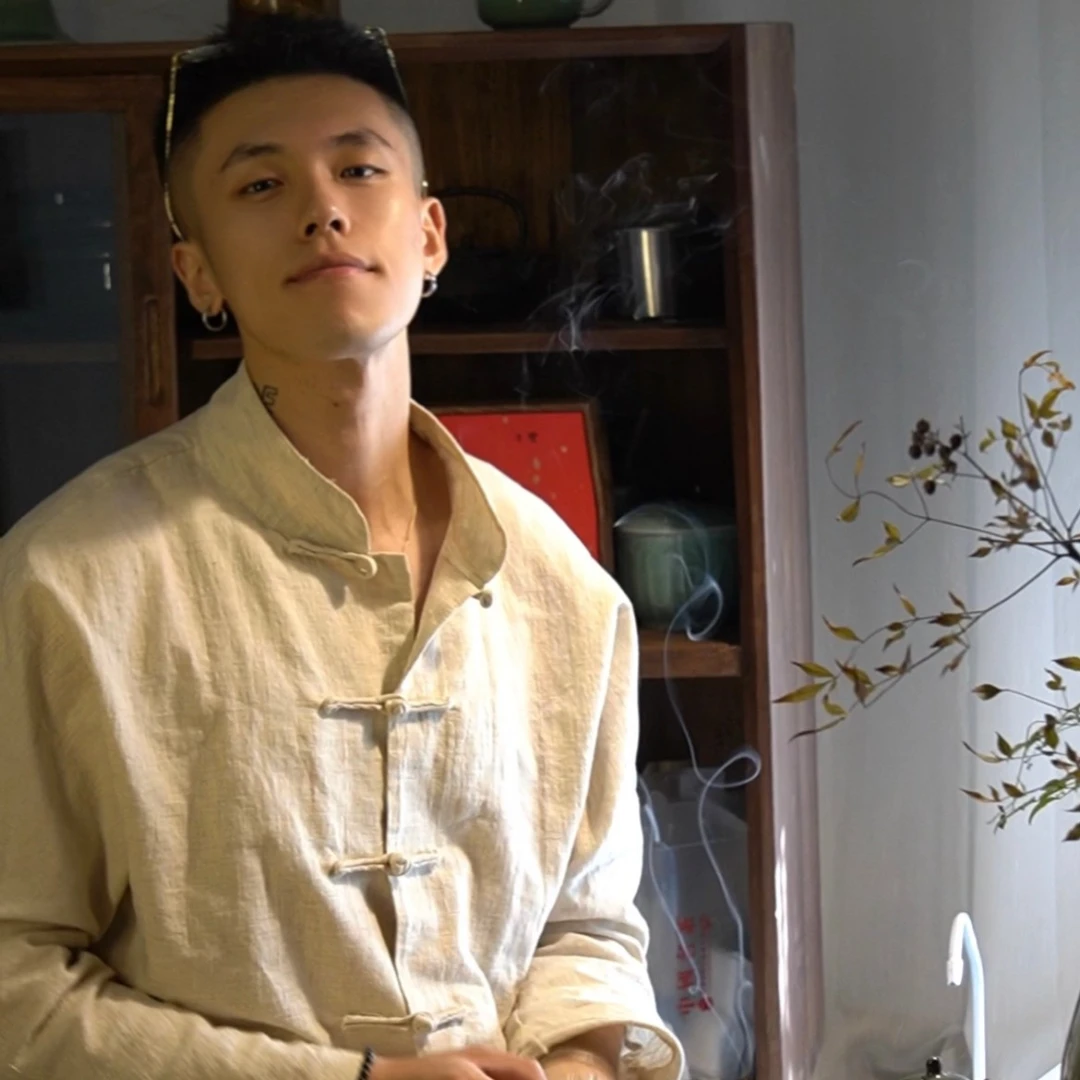 【小蒋优选】新中式唐装衬衫男潮牌复古青年中国风亚麻棉中山衬衣