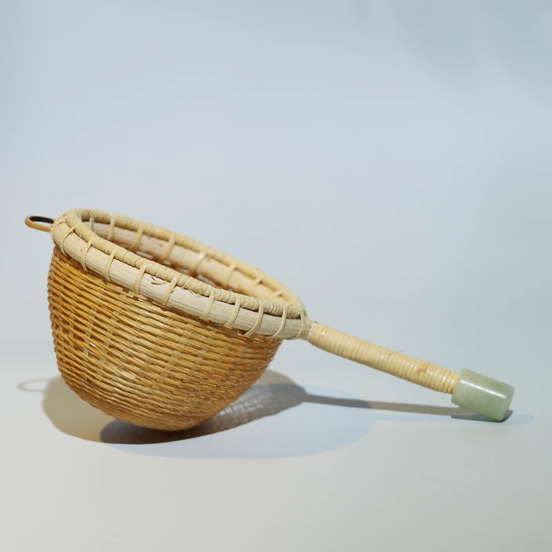 手工竹编茶滤精编茶漏复古创意过滤器茶道功夫茶具配件