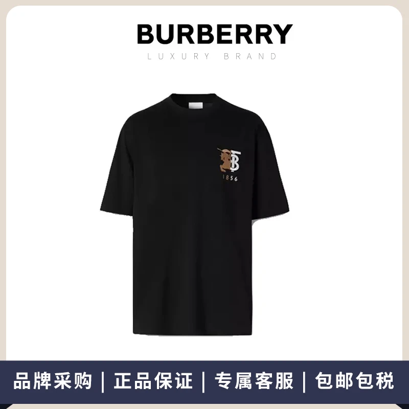 burberry博柏利战马TB对比徽标短袖马术骑士80237851