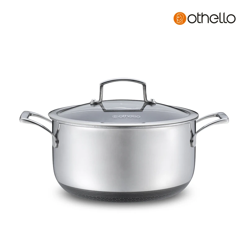 Othello  Grace系列不锈钢双面防铲不粘汤锅24/28CM