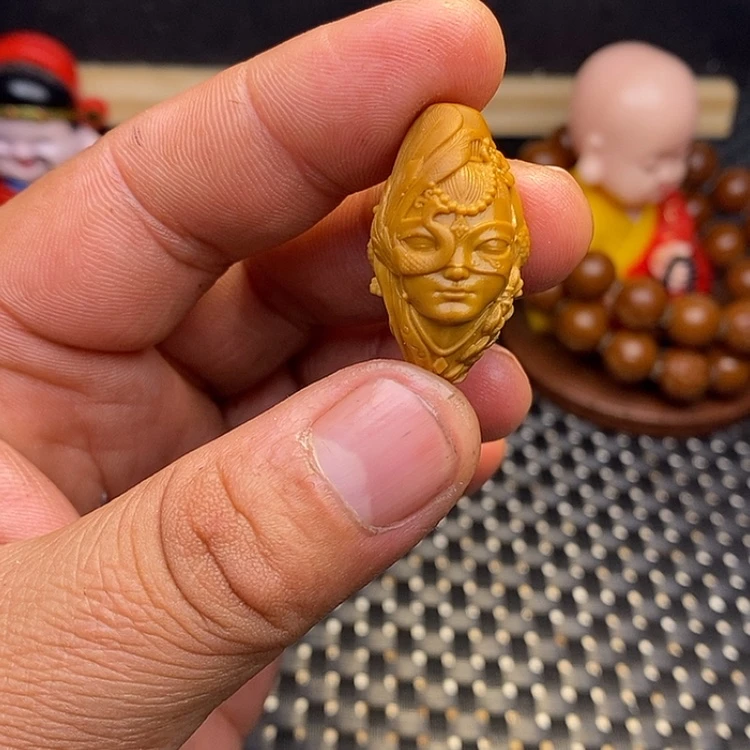 【闪购商品】橄榄核吊坠楼兰