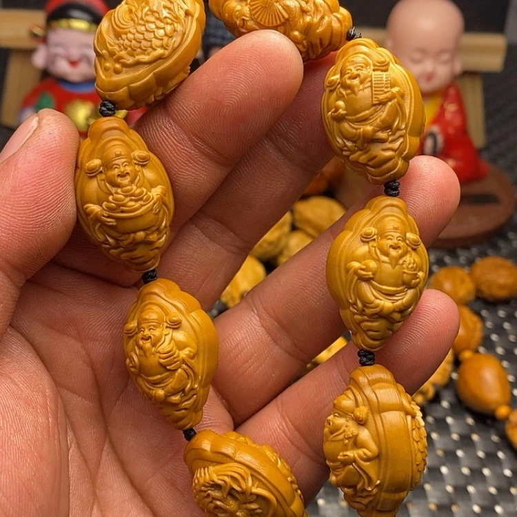 【闪购商品】橄榄核手串龙鱼财神