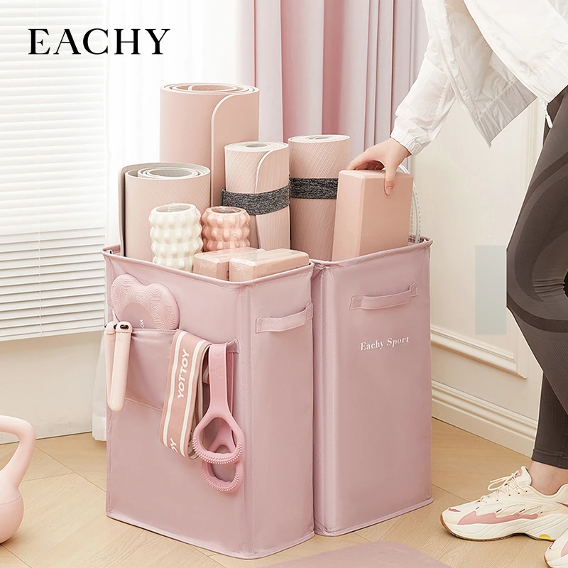 抽屉式收纳筐健身护具运动器材夹缝收纳篮可折叠家用泡沫轴置物架
