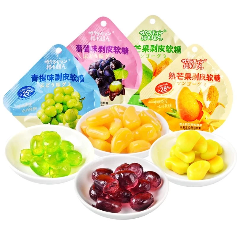 【个人】啵皮爆浆糖水果味口浆夹心糖果高颜值维c网红零食