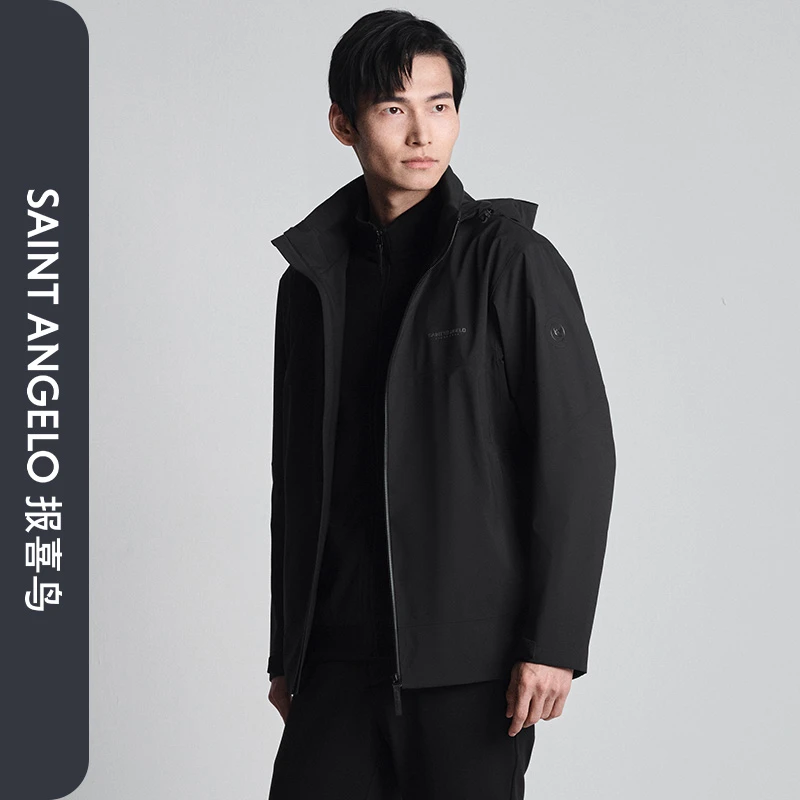 【轻户外夹克】报喜鸟2024冬季新款男士生活休闲茄克衫上衣外套男