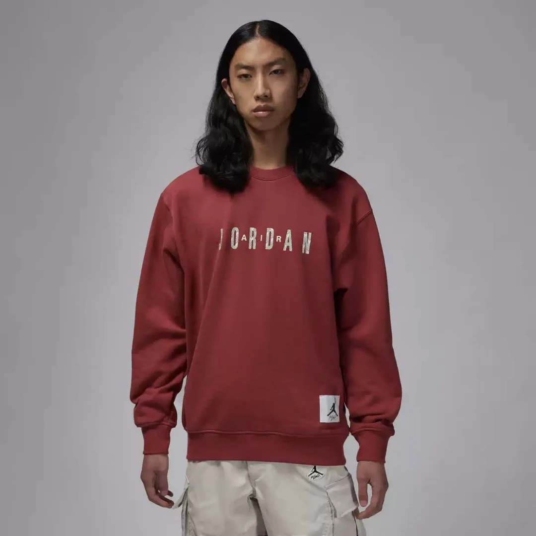 【AJ专享】JORDAN系列男子秋冬印花薄绒长袖套头卫衣CNY FZ6437617