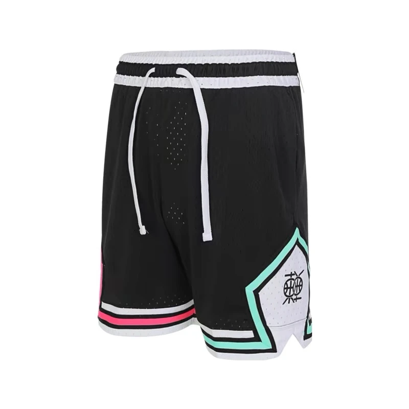NIKE耐克松紧腰带抽绳运动休闲短裤男款黑色HF6592010
