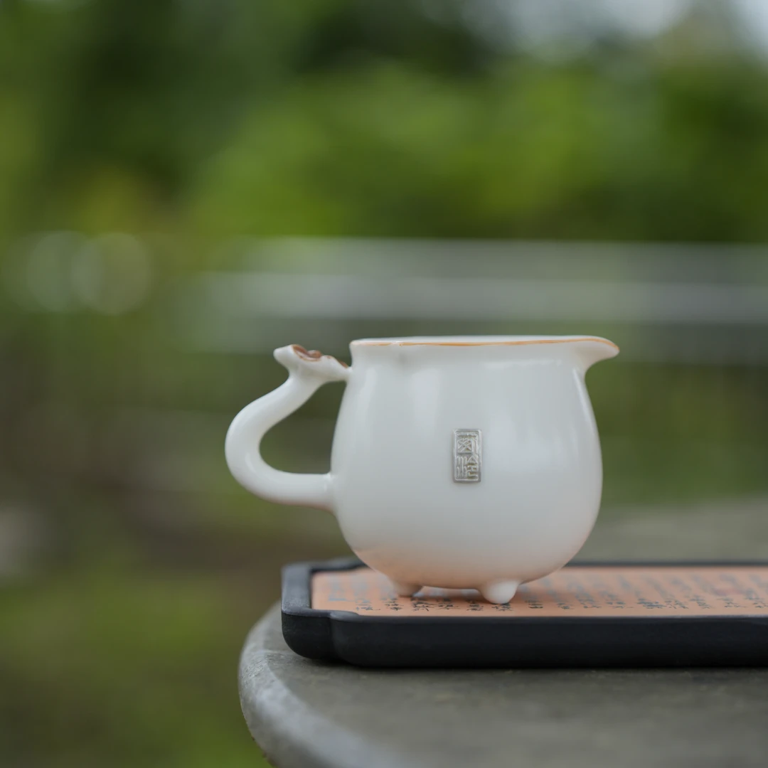 【西泠墨香上新】象牙白梅花茶海HX0283