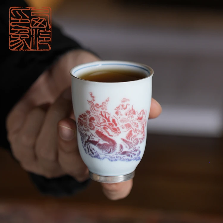 【西泠上新】 龙生九子周年定制拓片葫芦杯HX0059a