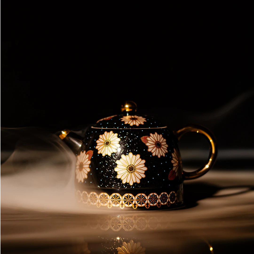 【西泠上新】手工堆料向阳花开 铭心壶HX0531b