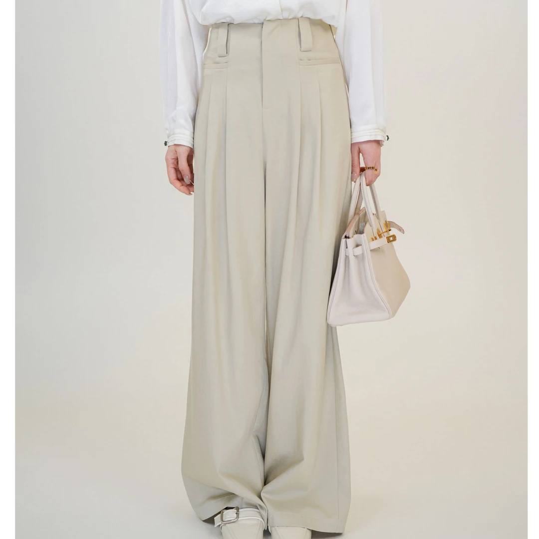 【米兰】简约宽松高腰休闲裤YSJ24FW185K