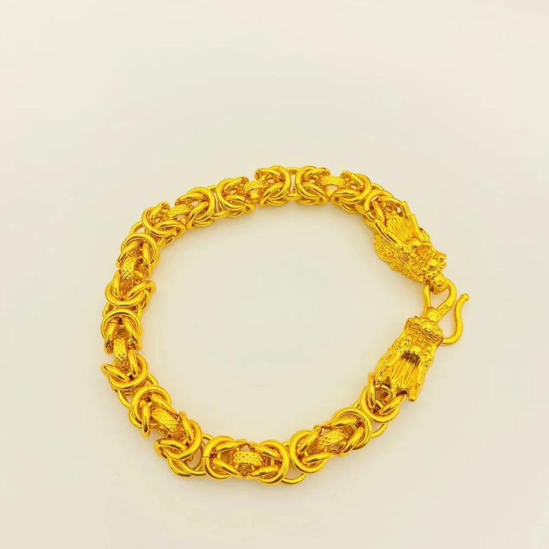 合金手链 铜合金手链 精工龙骨手链