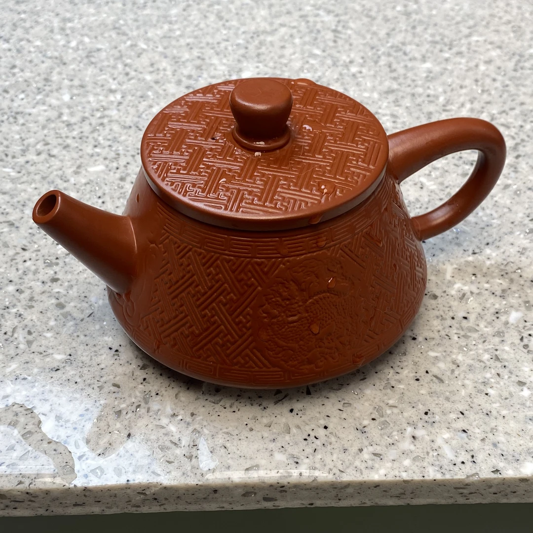 【闪购商品】原矿朱泥手工石瓢凤鸣壶大容量