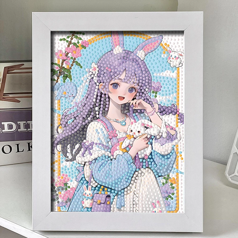 草莓钻石画diy手工贴钻郁金香向日葵花卉女孩送闺蜜生日礼物批发