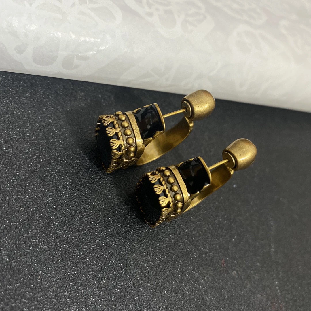 非金属硅胶耳饰 麦系列耳环百搭镶嵌精美时尚精致轻奢1424/787