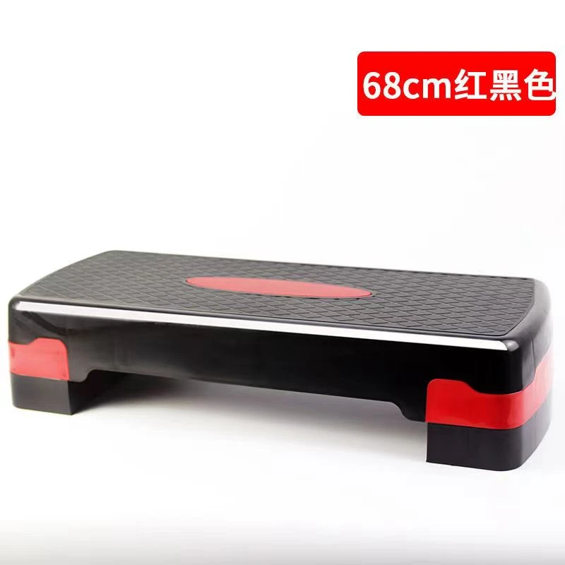 踏板长高家用瑜伽健身防水韵律训练儿童健身踏板红黑色脚踏板