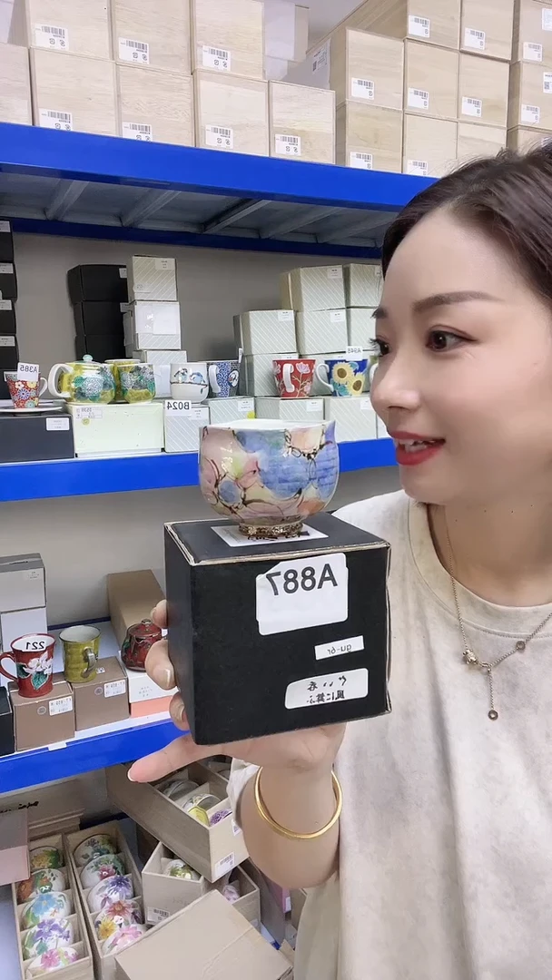 【闪购商品】瓷片全新家用高端瓷器A887杯子