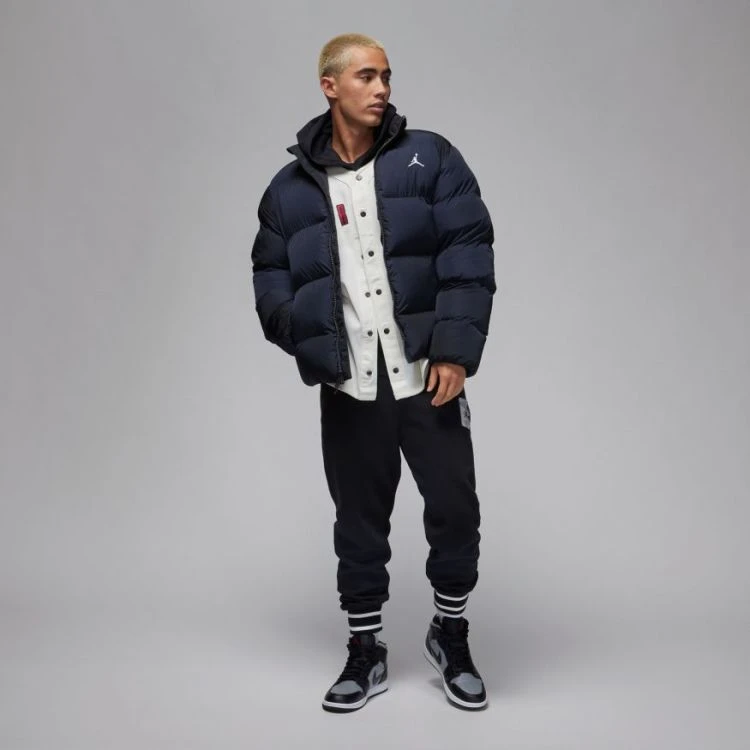 Nike/耐克男子休闲运动时尚保暖棉服篮球立领加厚经典 FB7332-010