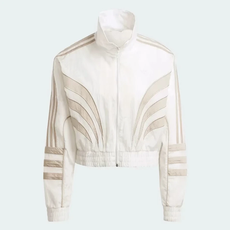 adidas三叶草时尚白搭潮流短款运动夹克外套IW5511 IY9239