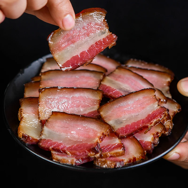 凼坎山熏坊四川烟熏五花老腊肉柴火非遗熏坊（可选送香肠、腊鹌鹑）