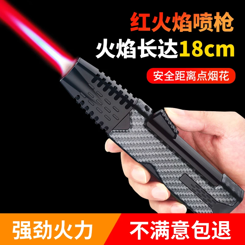 点烟花充气打火机防风户外直冲点火器焊枪喷火枪艾灸雪茄专用气体