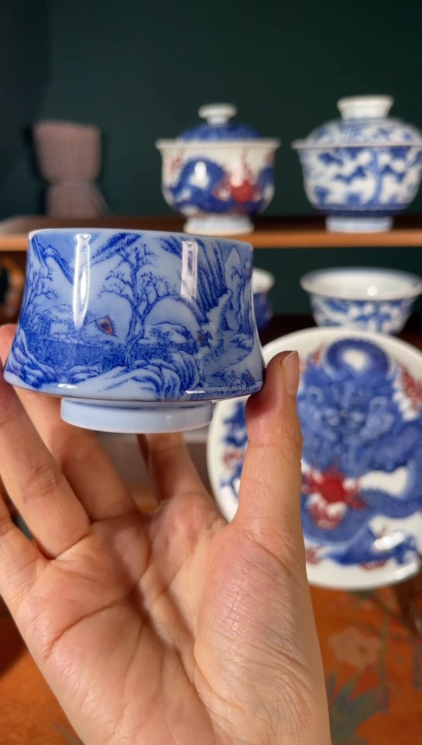 【闪购商品】杯画堂春雪景杯杯