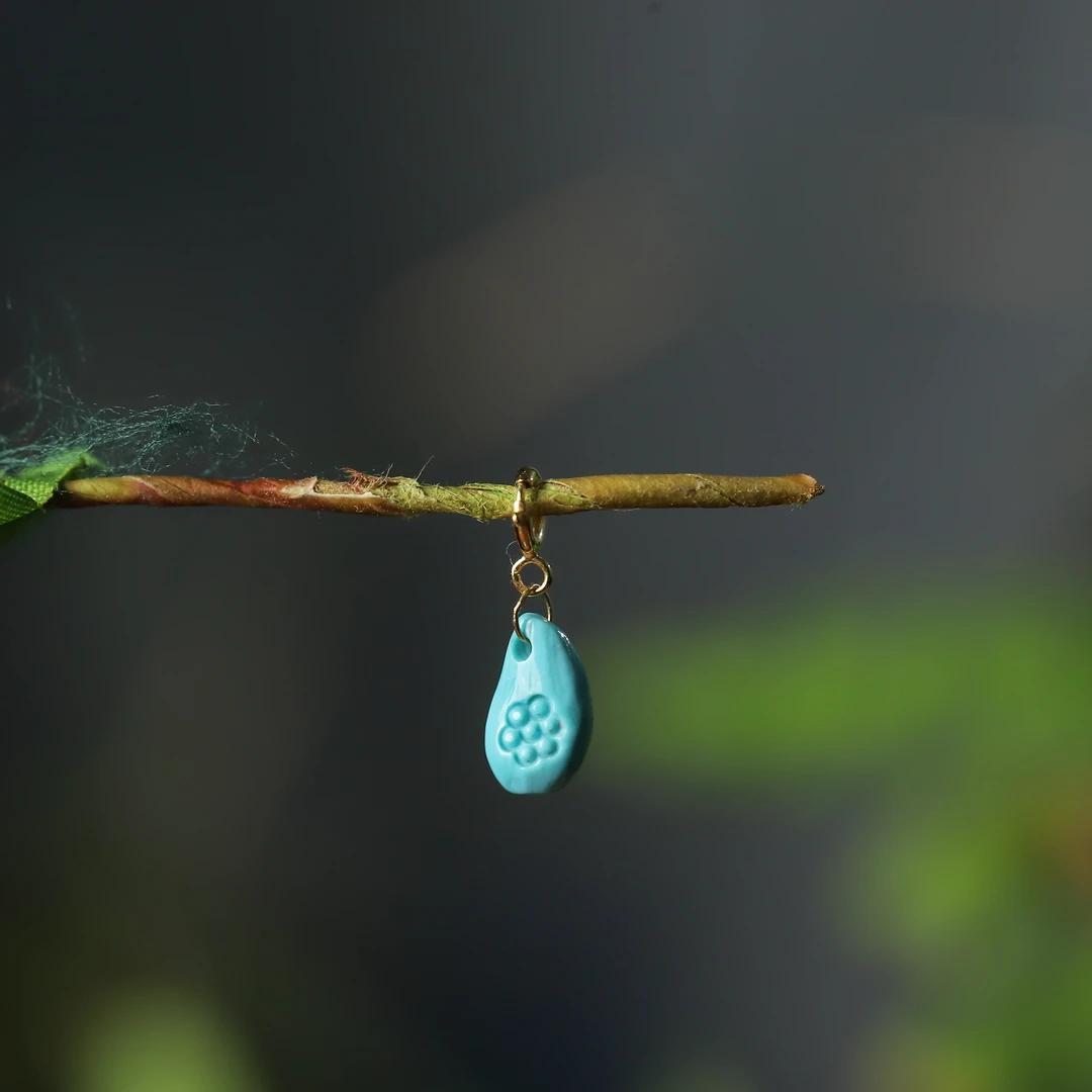 【结绿】绿松石·18k金吊坠DZ1453