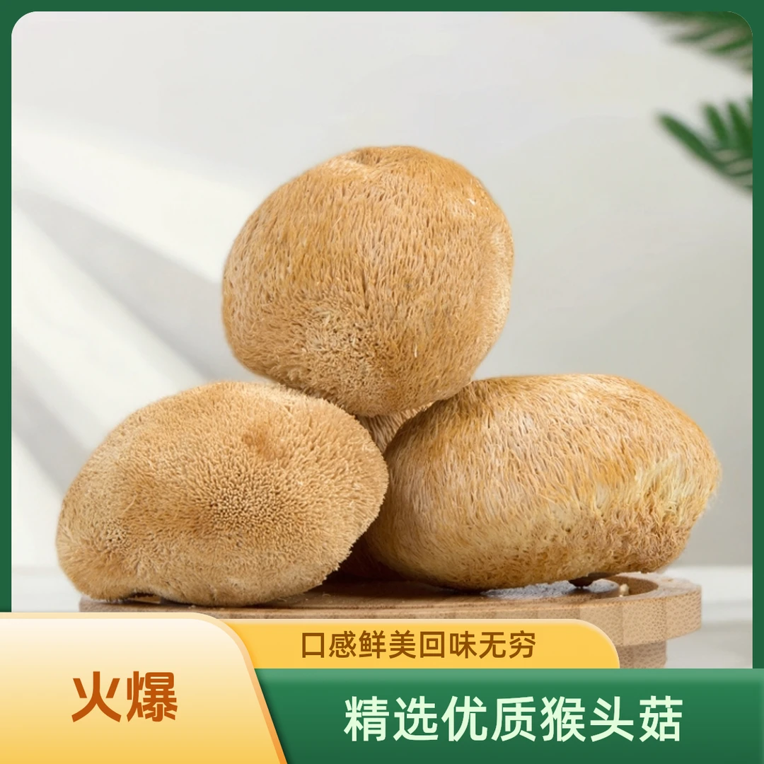 【羽鸣专属】农家干货菌菇优质食用菌庆元猴头菇100g/包拍一发五