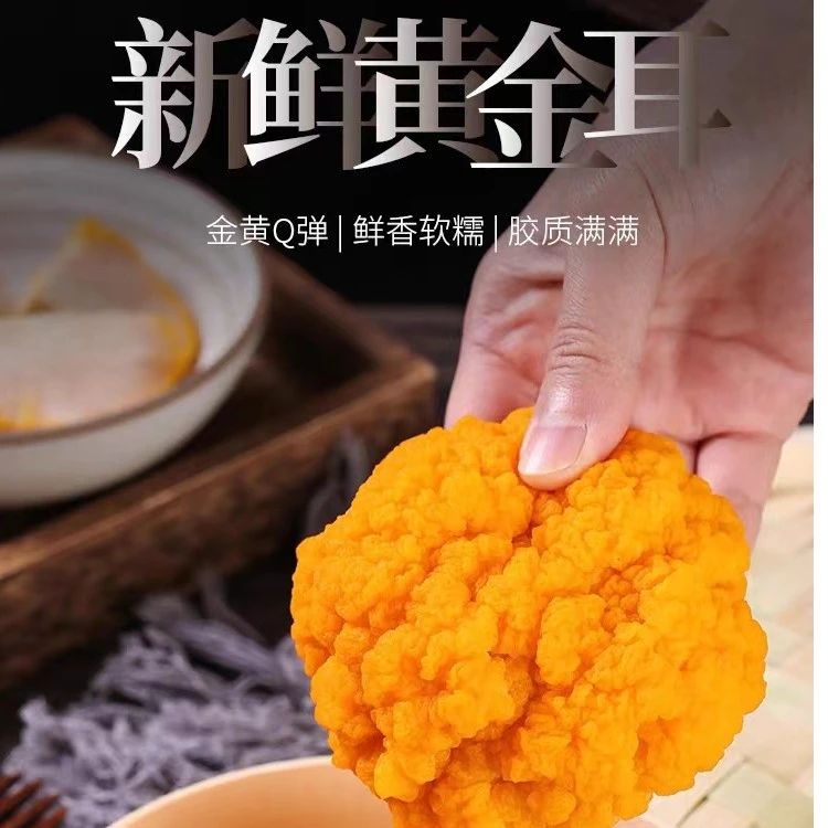 新鲜金耳菌 黄金木耳500g/1000g 现摘冷藏发货