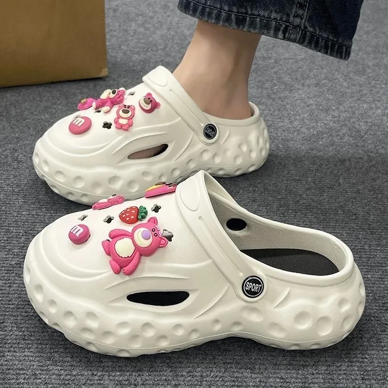 居家夏季室内浴室洗澡防滑休闲拖鞋洞洞鞋