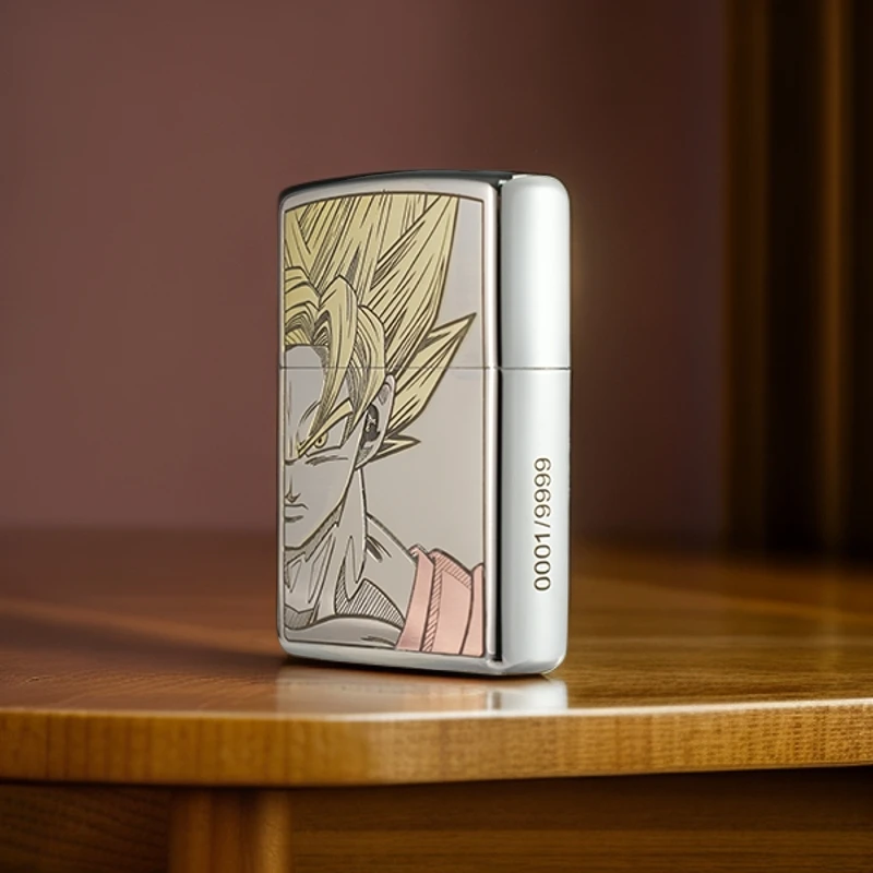 ZIPPO打火机【七龙珠】正版深雕镶嵌个性镜面原装经典送礼DYJ1X1