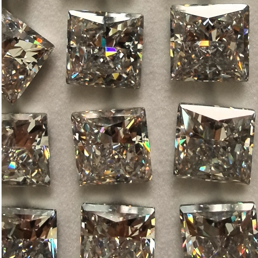 《10X10直角-镀底-冰花》-冰花切-美甲镀底锆石超闪冰透奢华