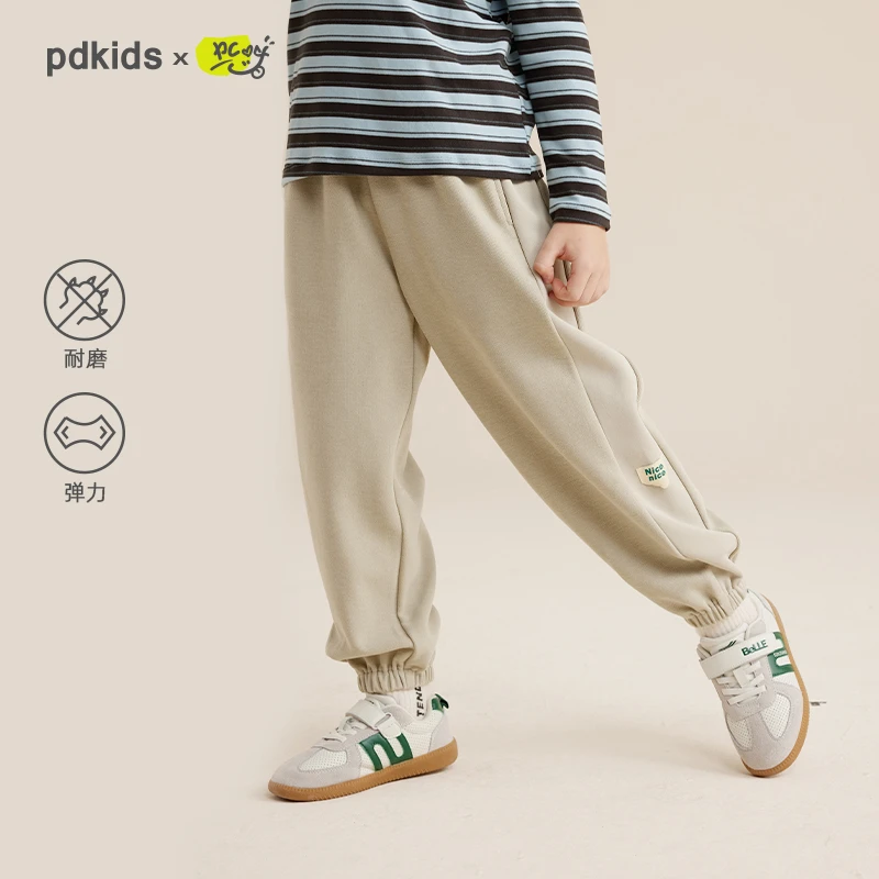 咕噜日记儿童百搭徽标拼接卫裤卫裤PQK2308