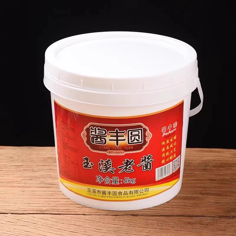 云南酱丰园玉溪老酱6kg炒米线帽子酱炒杂酱豆瓣酱专用商用酱调料