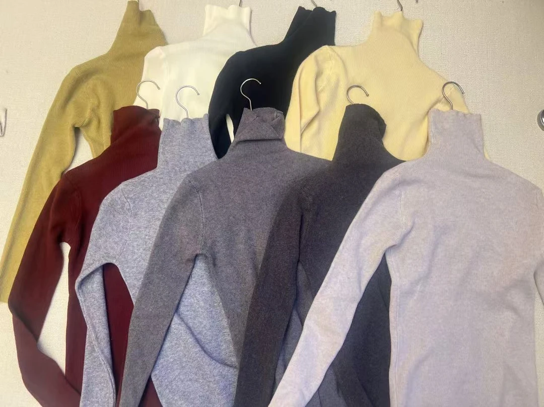 高领基础百搭跑量打底衫