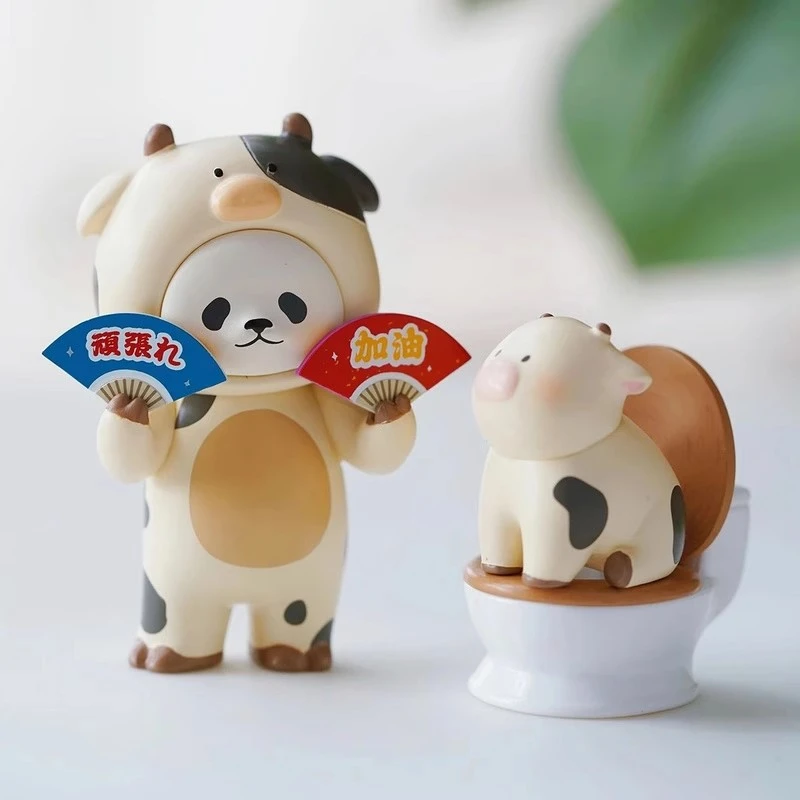 【小白拆盒】白熊百货商店panpan我最喜欢你盲盒潘潘奶牛熊猫手办