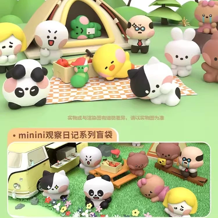 【小白拆盒】minini观察日记系列迷你盲袋潮玩萌粒礼物摆件玩具公仔