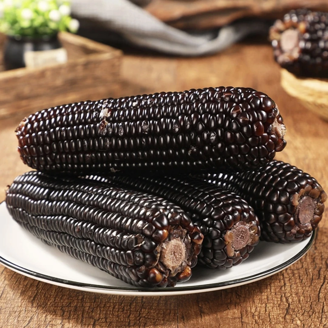 【济邮甄选】甜糯黑玉米8根装(200g/个)