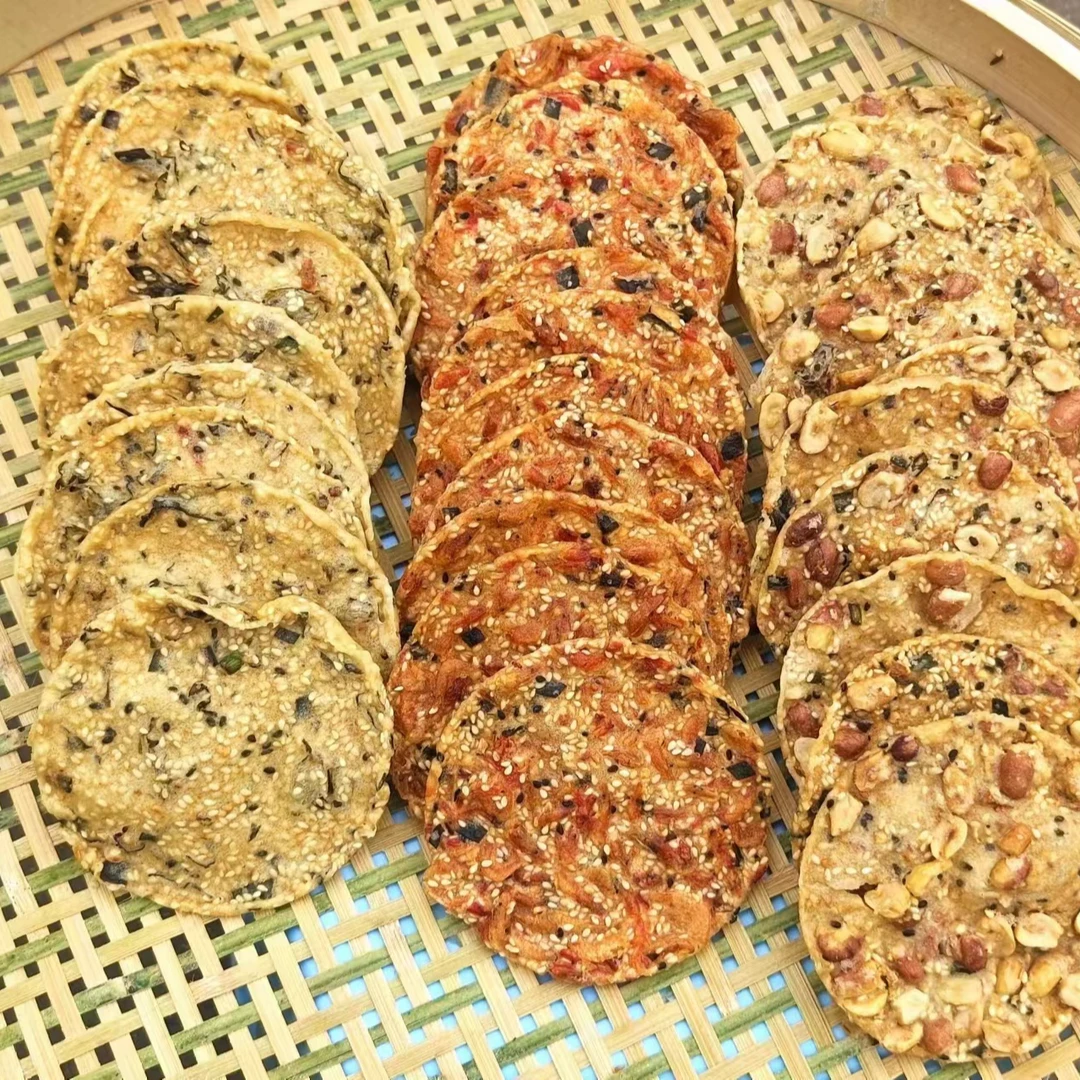 赣南特色美食花生巴咸香酥脆（虾巴，花生，腌菜（混搭）