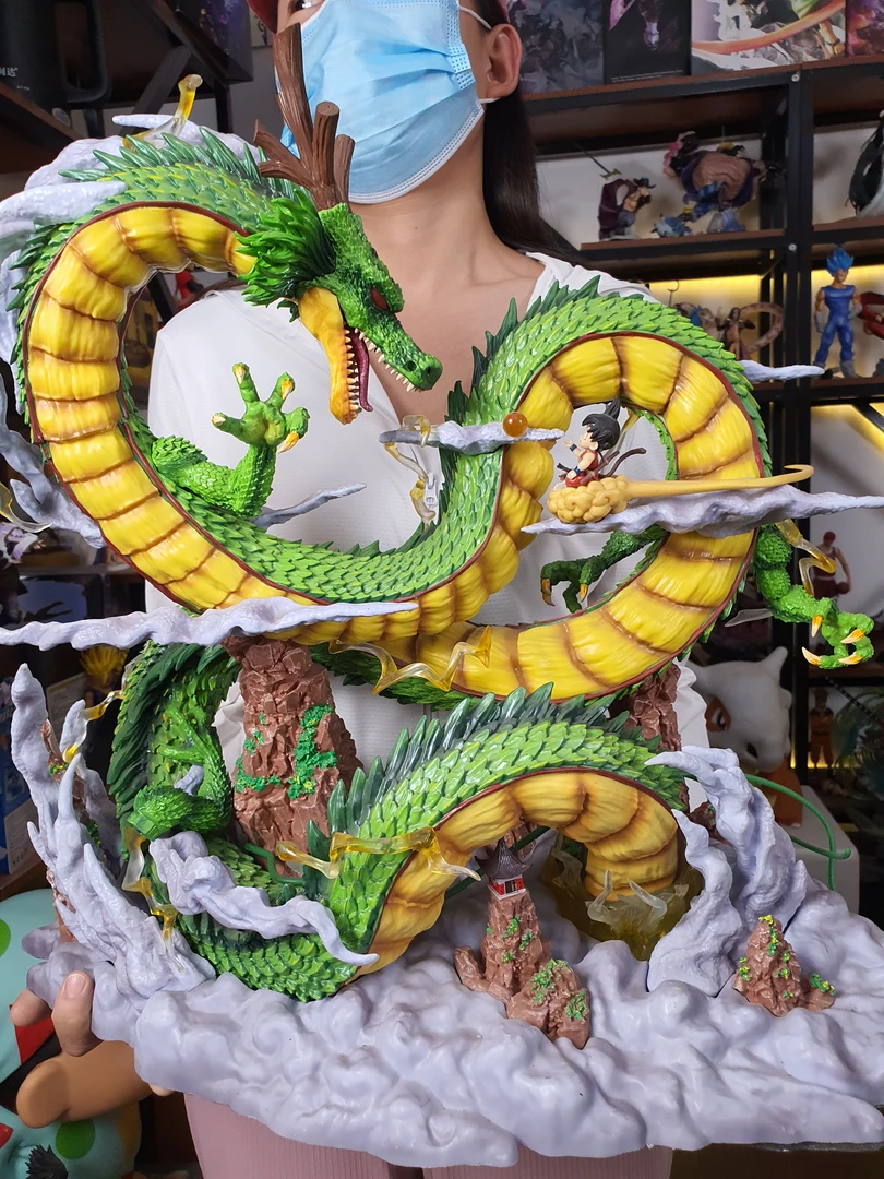 【潮玩杂货铺】七龙珠YOYO神龙磁吸神龙与小悟空可发光龙珠手办