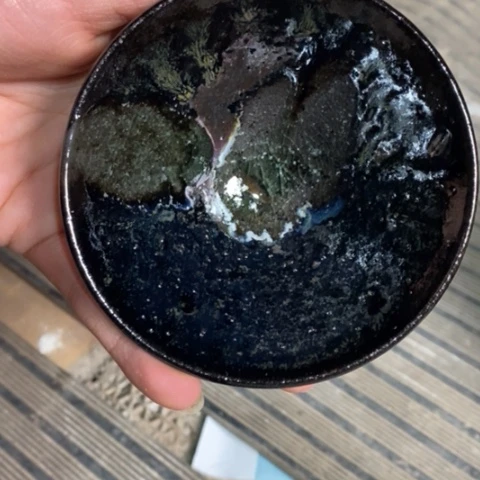 杯似**华浪鬼柴烧无相杯子