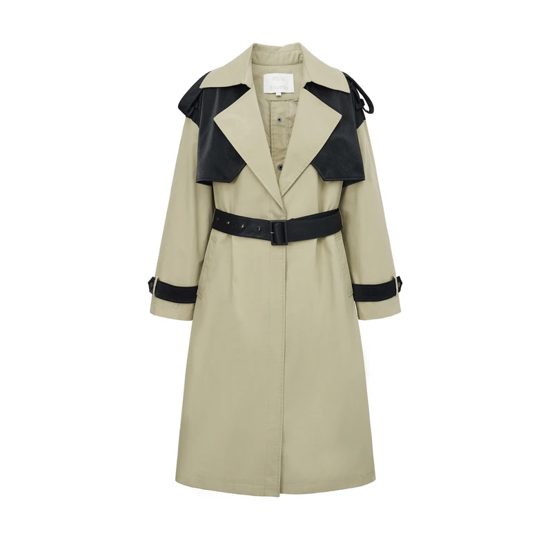 飘蕾2025春季新款休闲气质中长款风衣外套女PN9103254