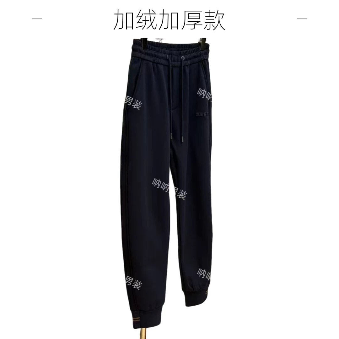 纳呐 772481-1 高端欧货 百搭春季新款 男士加厚加绒休闲卫裤