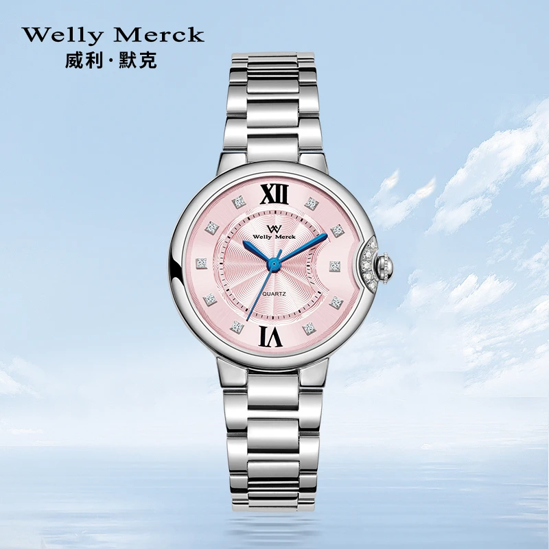 威利默克气球系列2024年新款时尚简约优雅气质女士石英腕表112L