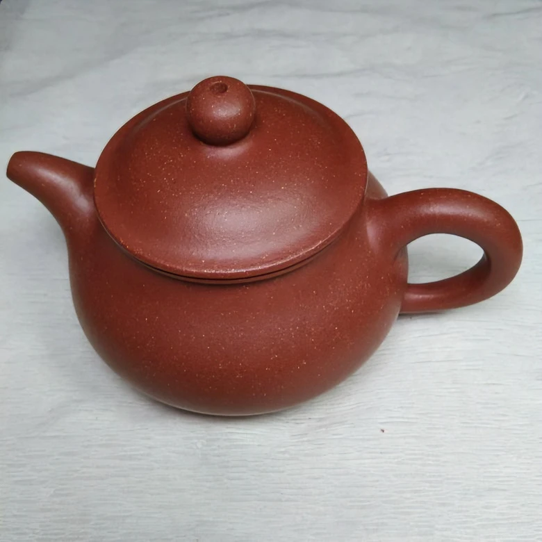 潘壶230cc红降坡原矿泥料手工制作一手货源泡茶茶壶