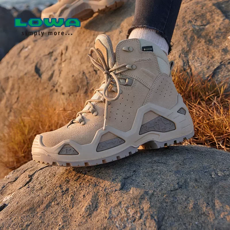 LOWA户外防水耐磨登山徒步鞋Z-6S GTX C女式中帮作战靴 L320688
