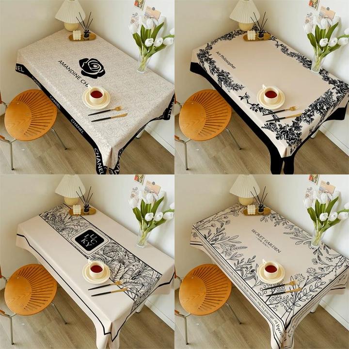 中式风桌布新复古茶几餐桌专用长方形盖布卧室家居高级感台布耐脏