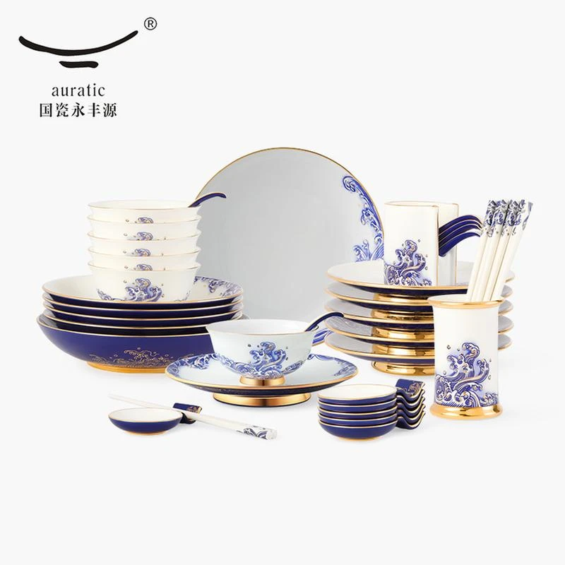 先生瓷海上明珠44头餐具（6人位）