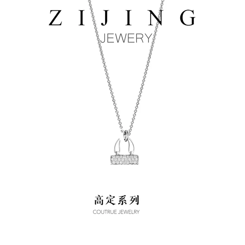 铜合金项链 CC3803  高定系列 包包项链40+5CM